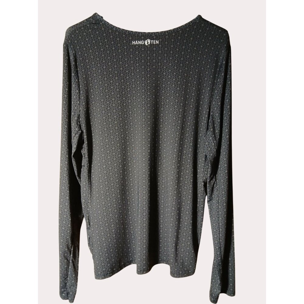 Hang Ten Womens Black Long Sleeve Rash Sun Protection Size XL A - Picture 5 of 13